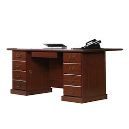 Traditional Double Pedestal Executive Office Desk